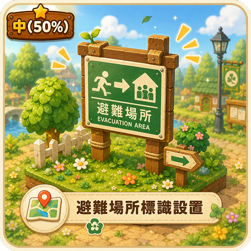 避難場所標識設置