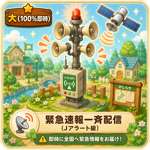 緊急速報一斉配信